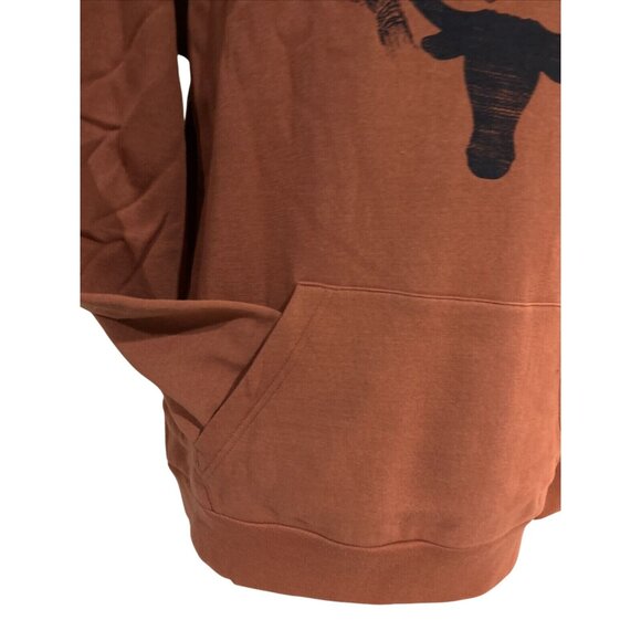 NEW Texas Longhorns Wrangler Pullover Hoodie Sweatshirt Medium New - Picture 3 of 6